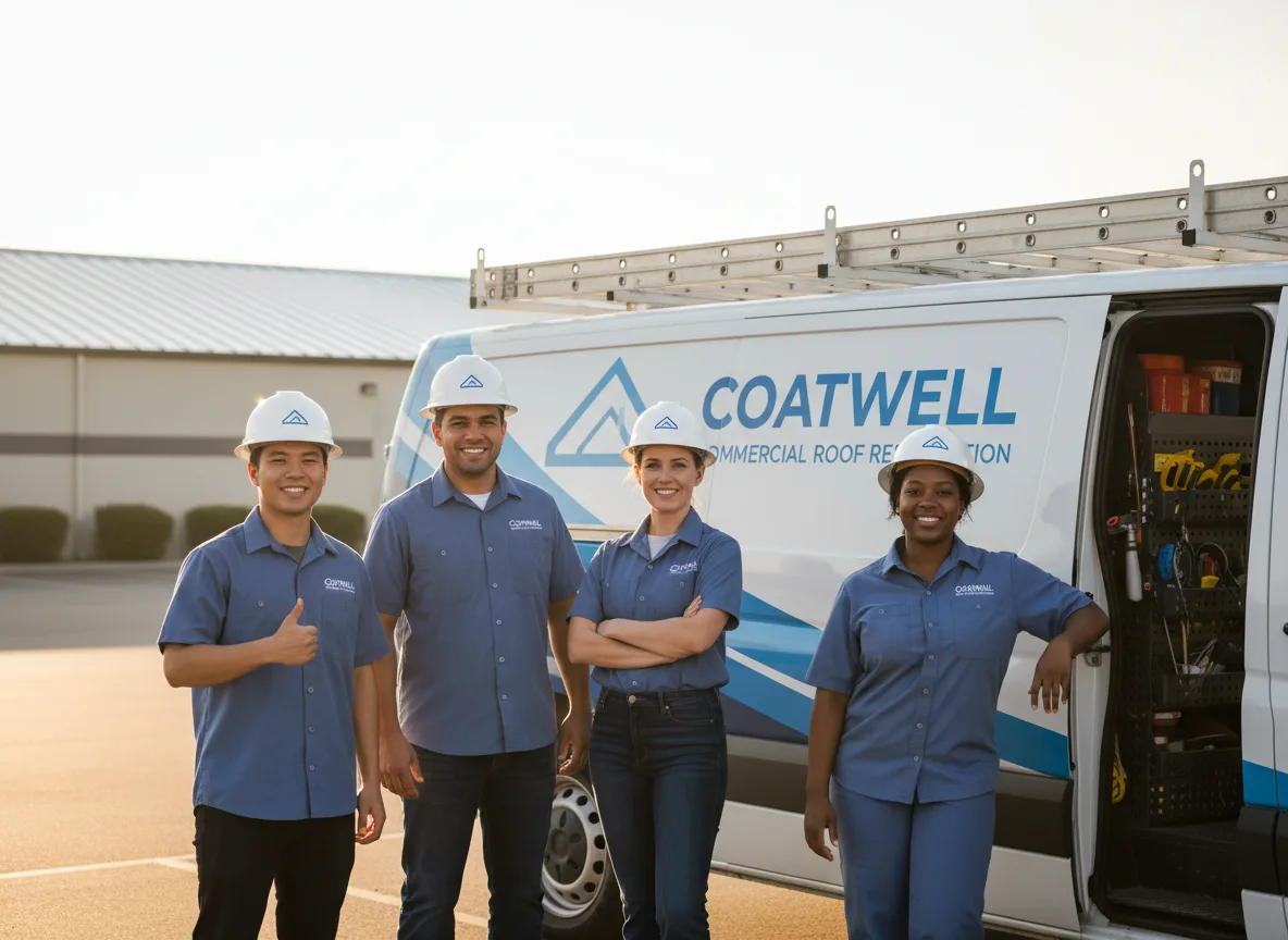 Commercial roof coating company in Piqua, KS